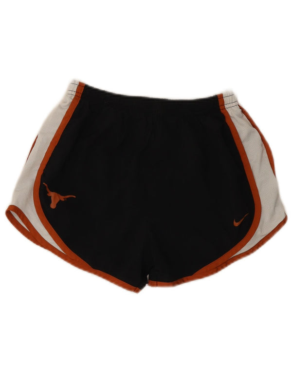 Женские спортивные шорты Nike Texas Longhorns UK 4 XS, черные с цветными блоками