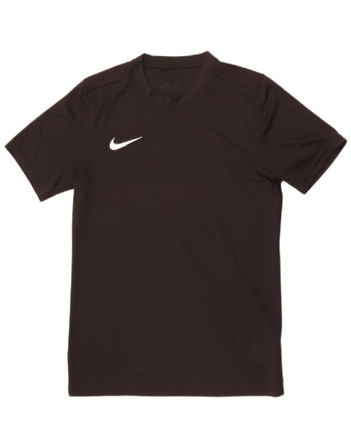 Мужская футболка Nike Dri Fit, средний черный полиэстер