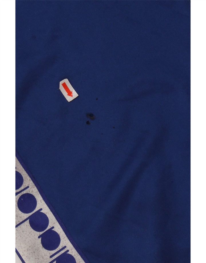 Мужской спортивный костюм DIADORA с графическим рисунком, верхняя куртка UK 44 XL, синий полиэстер