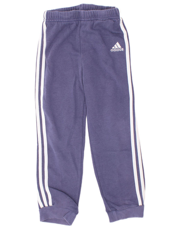Спортивный костюм Adidas для мальчиков, брюки для бега, 3–4 года, темно-синий, хлопок