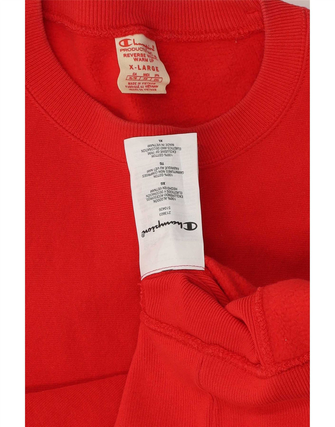 Мужской свитер Champion Jumper XL, красный хлопок