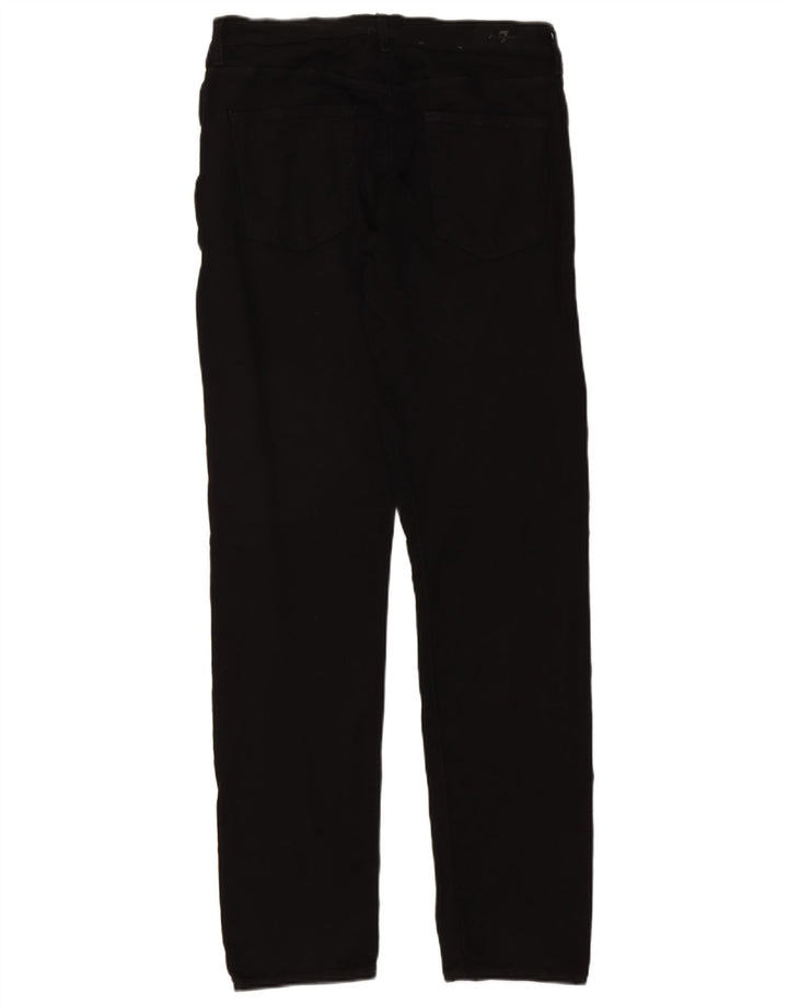 Мужские узкие джинсы 7 For All Mankind W33 L33, черные модальные