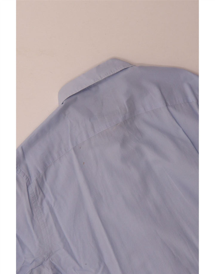 Мужская рубашка свободного кроя ZARA XL, синяя