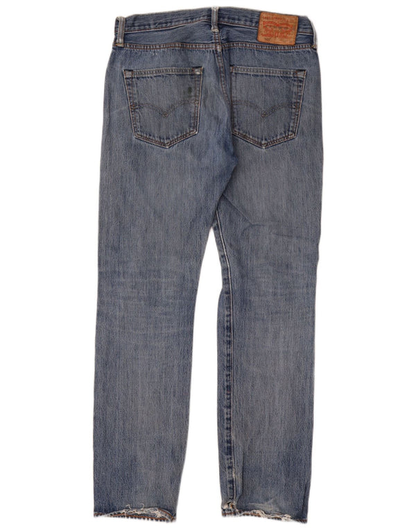 Мужские прямые джинсы Levi's 501 W32 L32, синий хлопок