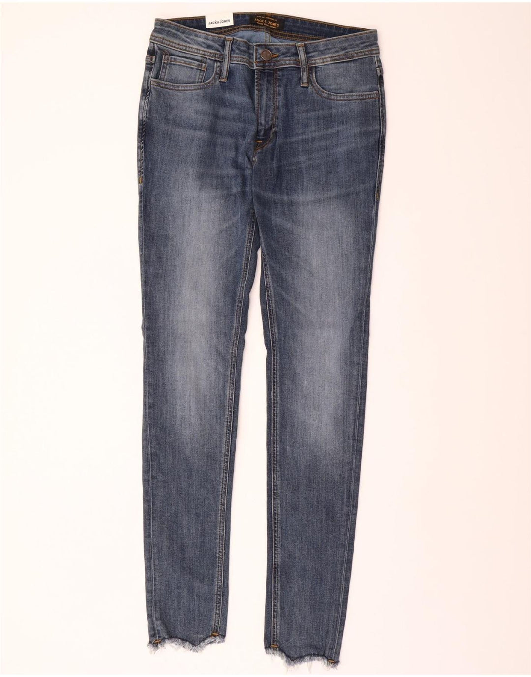 JACK & JONES Mens Slim Jeans W30 L30 Blue Vintage Jack & Jones and Second-Hand Jack & Jones from Messina Hembry 