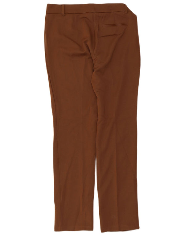 Женские повседневные брюки с высокой талией Marks & Spencer UK 12 Medium W32 L30 Brow