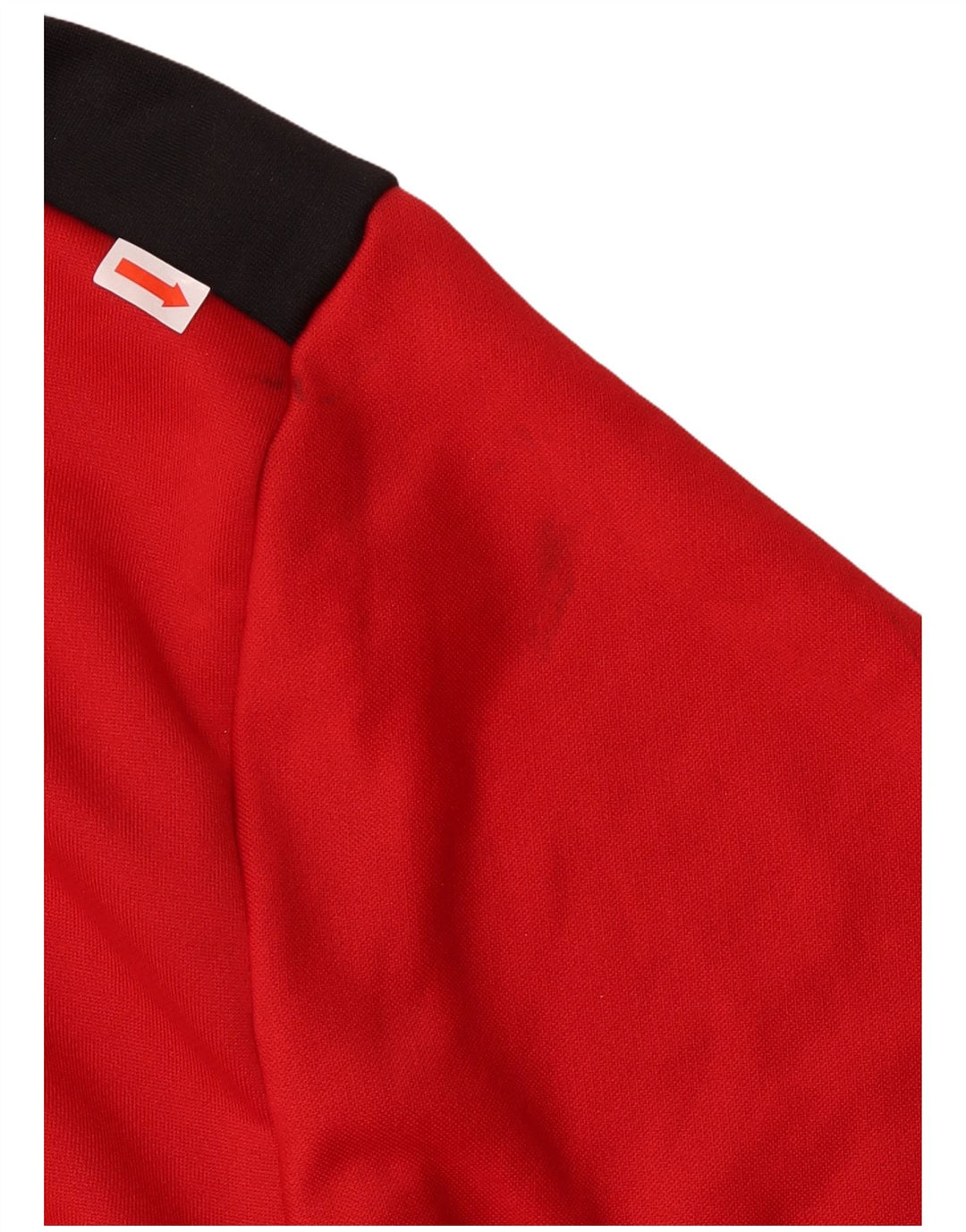 Мужской спортивный костюм Adidas, верхняя куртка, средний красный полиэстер с цветными блоками