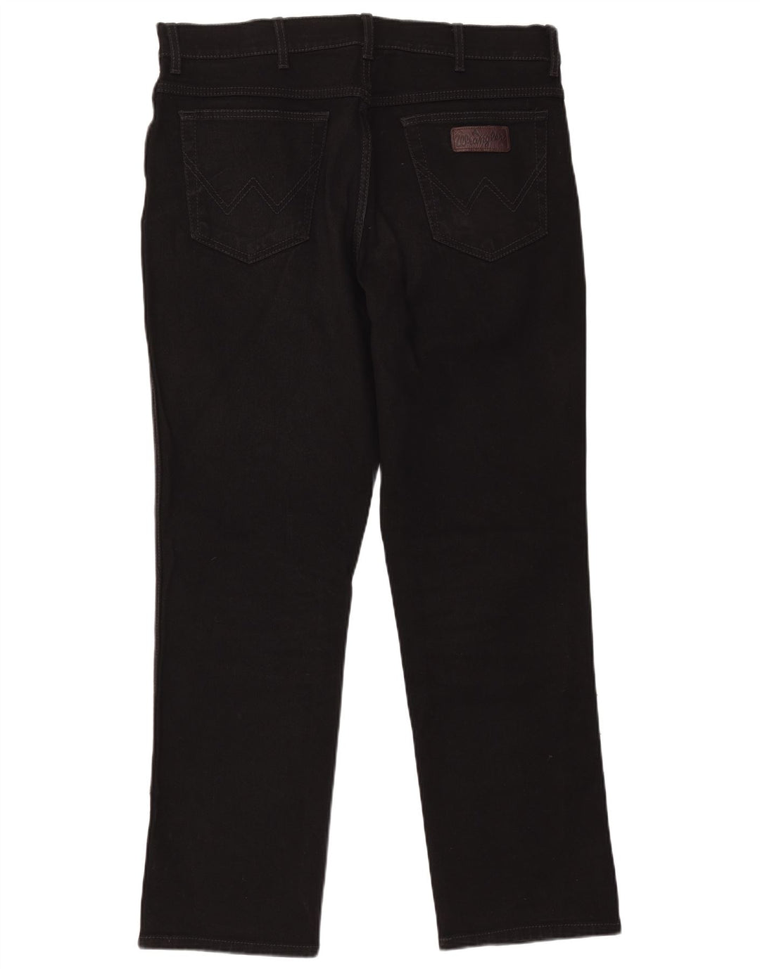 Мужские прямые джинсы WRANGLER Texas Stretch W38 L32, черный хлопок