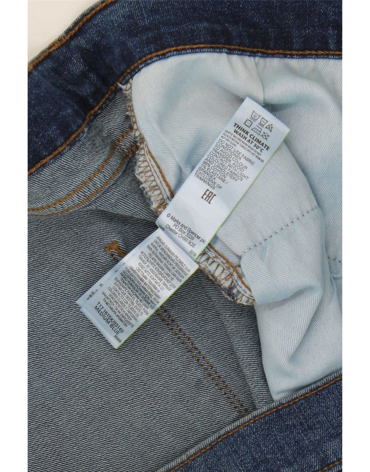 Мужские прямые джинсы Marks & Spencer W50 L29 синие, хлопок