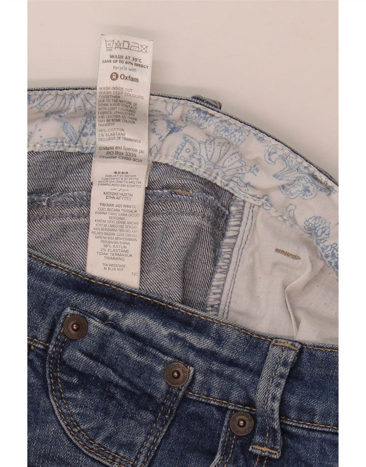 Мужские джинсовые шорты Marks & Spencer UK 12, средние W32, синие, хлопок