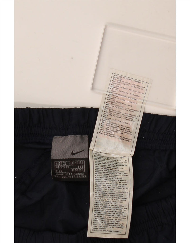 Мужские спортивные брюки Nike XL темно-синие из полиэстера