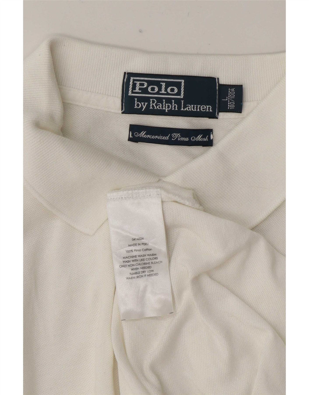Мужская рубашка Polo Ralph Lauren, большой белый хлопок