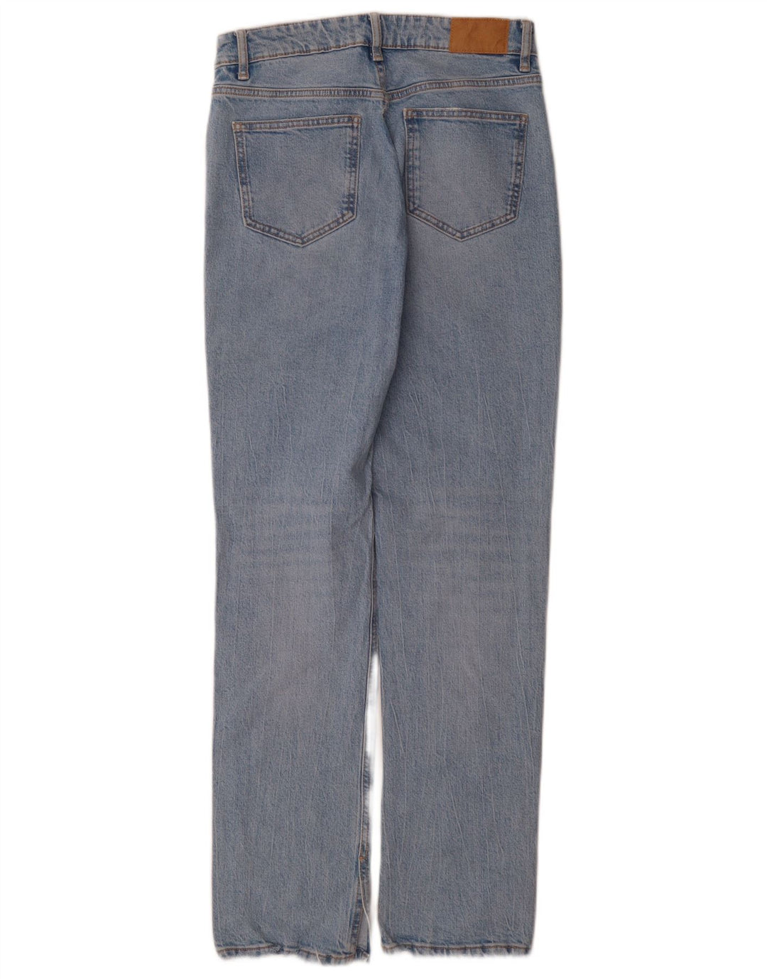 Женские прямые джинсы Zara EU 38, маленькие W28 L32, синие, хлопок
