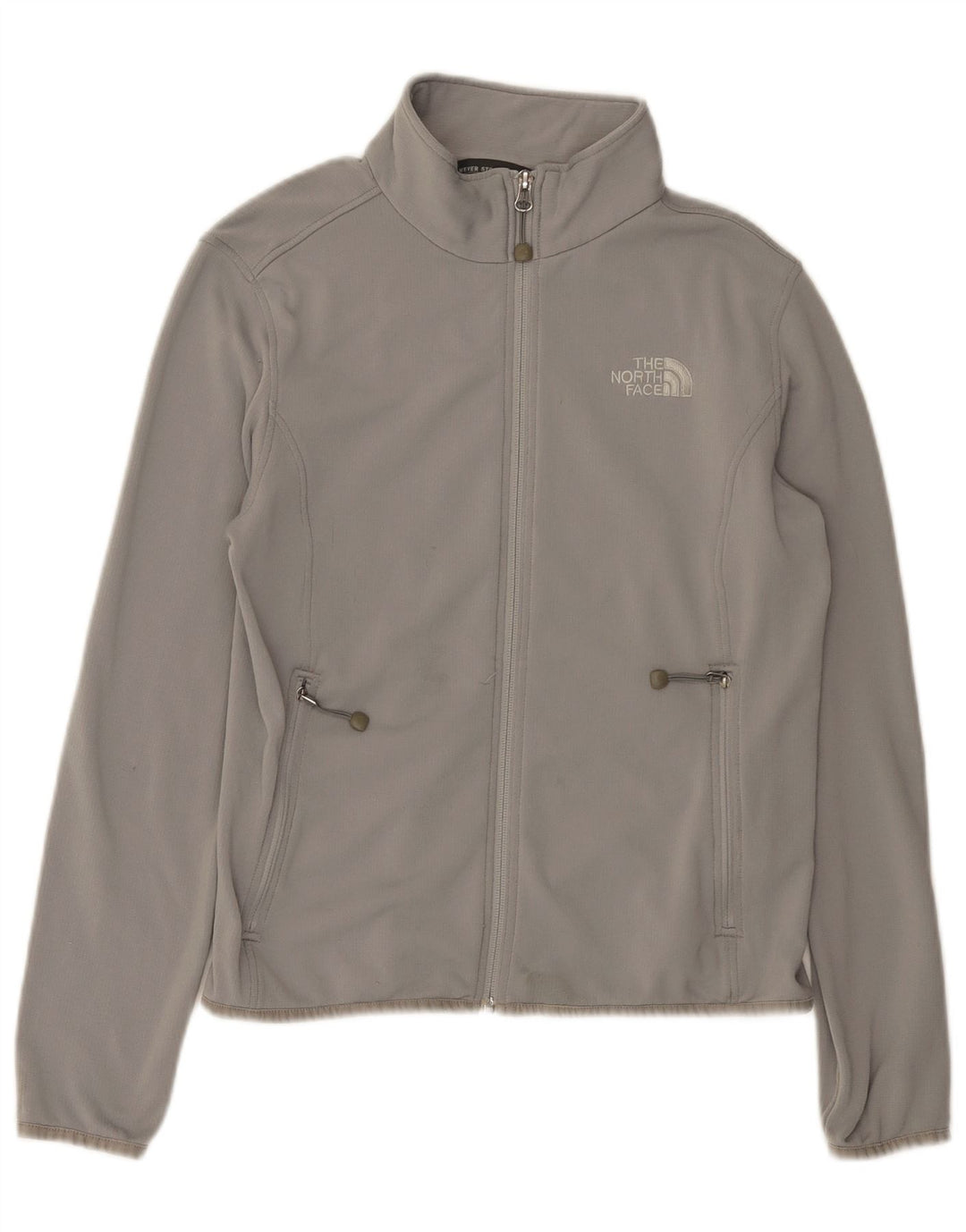 Женская спортивная куртка The North Face UK 14, полиэстер среднего серого цвета