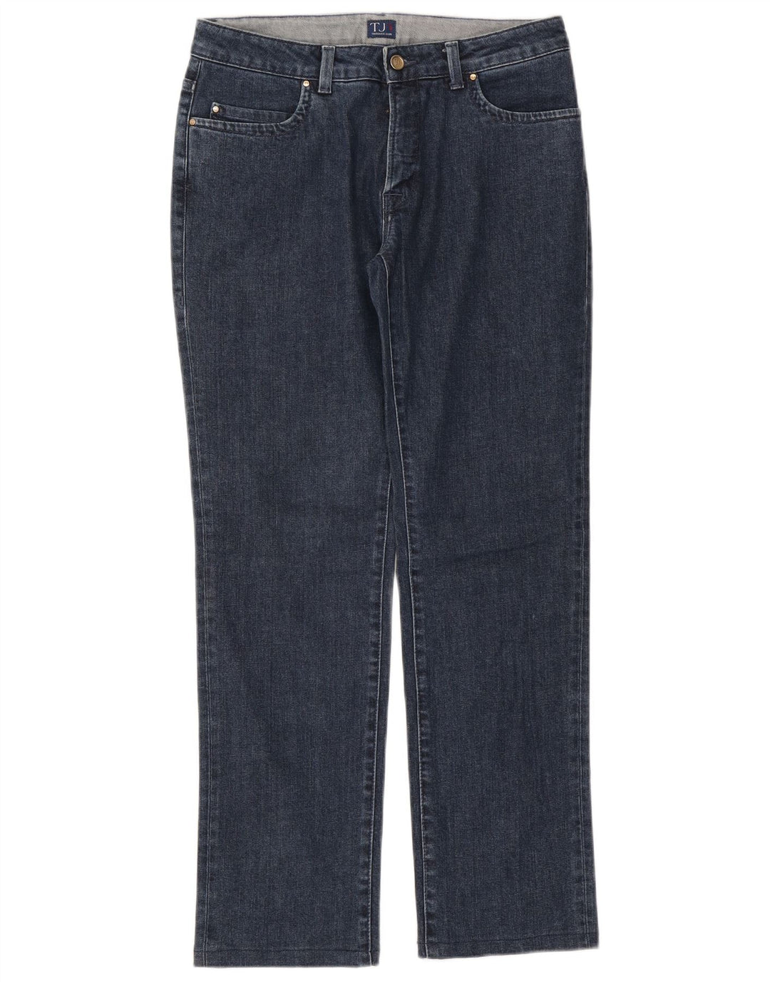 Женские прямые джинсы Trussardi W30 L30 синие, хлопок