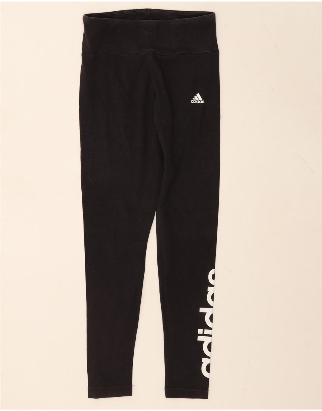 Женские леггинсы Adidas с рисунком UK 8/10, маленькие черные