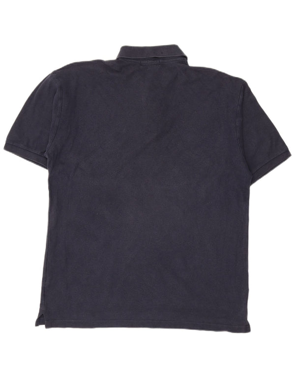 Мужская рубашка-поло FILA IT 52, большая, темно-синяя, хлопок