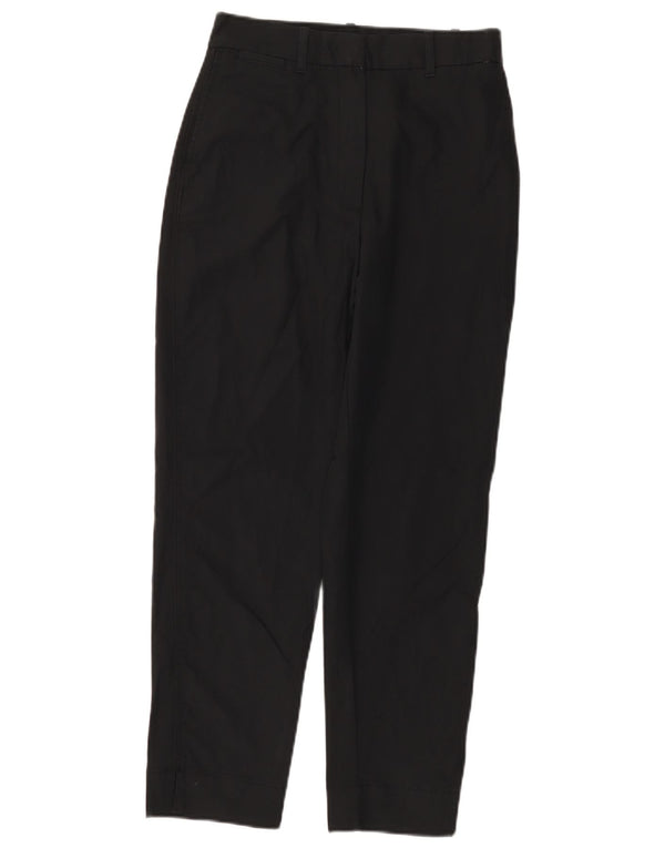 Женские брюки-чиносы с высокой талией Marks & Spencer UK 6 XS W26 L26 черные