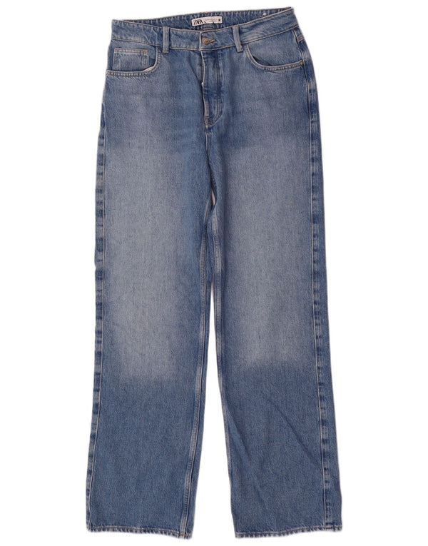 Женские прямые джинсы Zara EU 40 Medium W30 L32 Синие