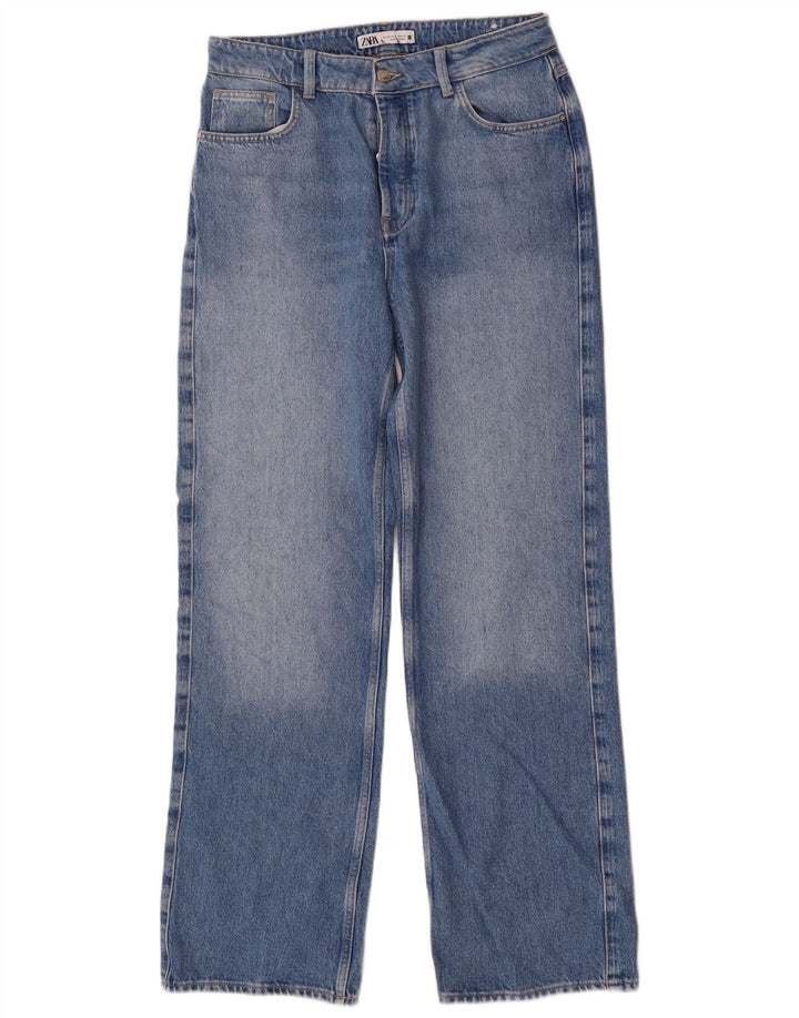 Женские прямые джинсы Zara EU 40 Medium W30 L32 Синие