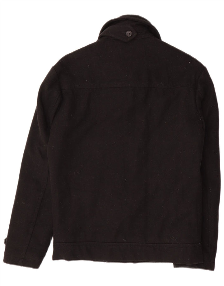 Мужское полупальто ENERGIE UK 36, маленькое черное, шерсть