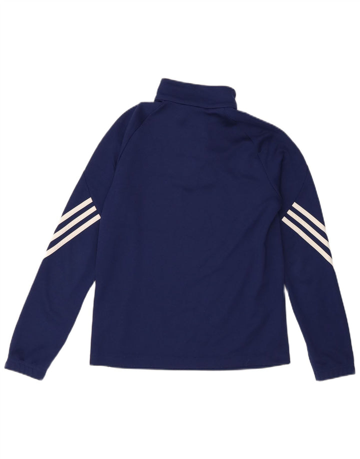 Спортивный костюм-пуловер Adidas Climalite для мальчиков 11–12 лет, большой темно-синий