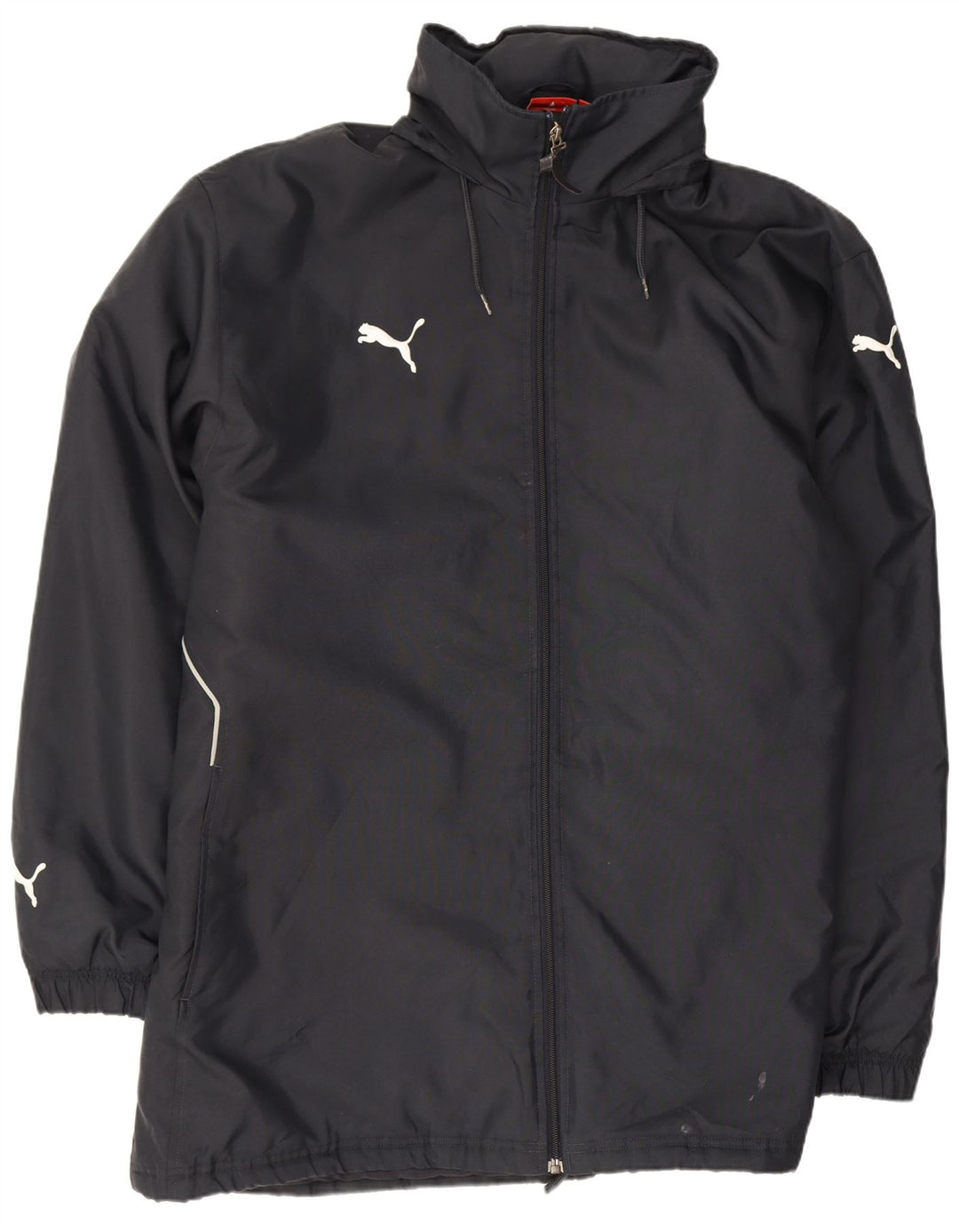 Мужской плащ с капюшоном Puma UK 42 XL темно-синий полиэстер