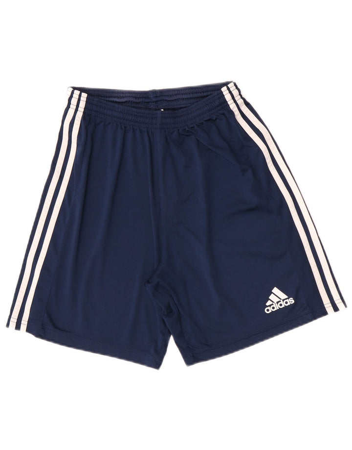Спортивные шорты Adidas Aeroready для мальчиков 11–12 лет, средние темно-синие, полиэстер