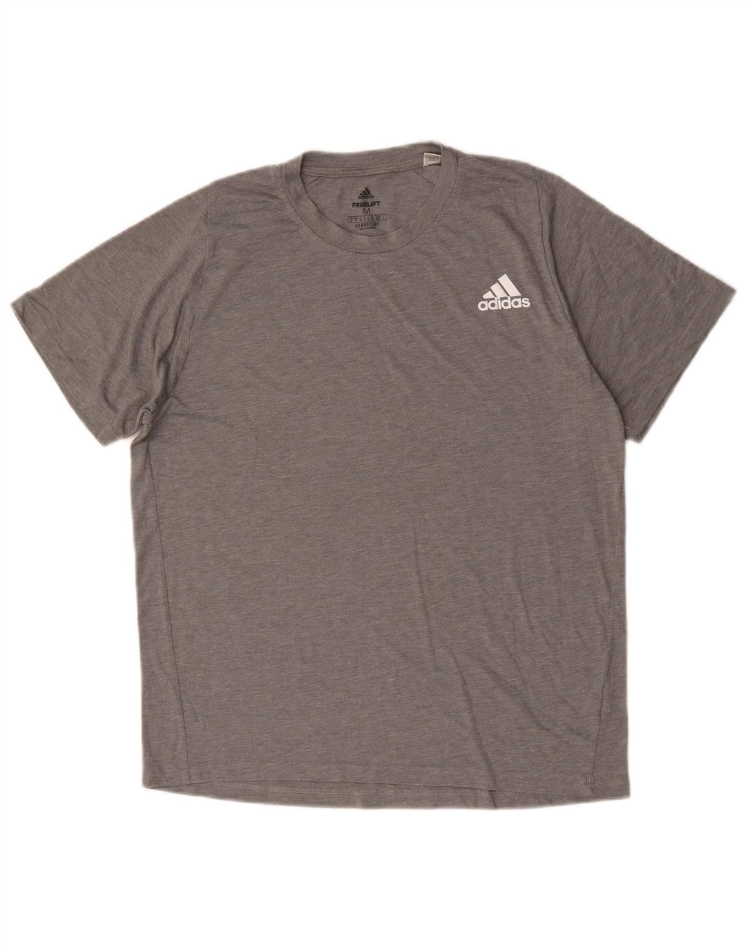 Мужская футболка Adidas Aeroready Top среднего серого цвета