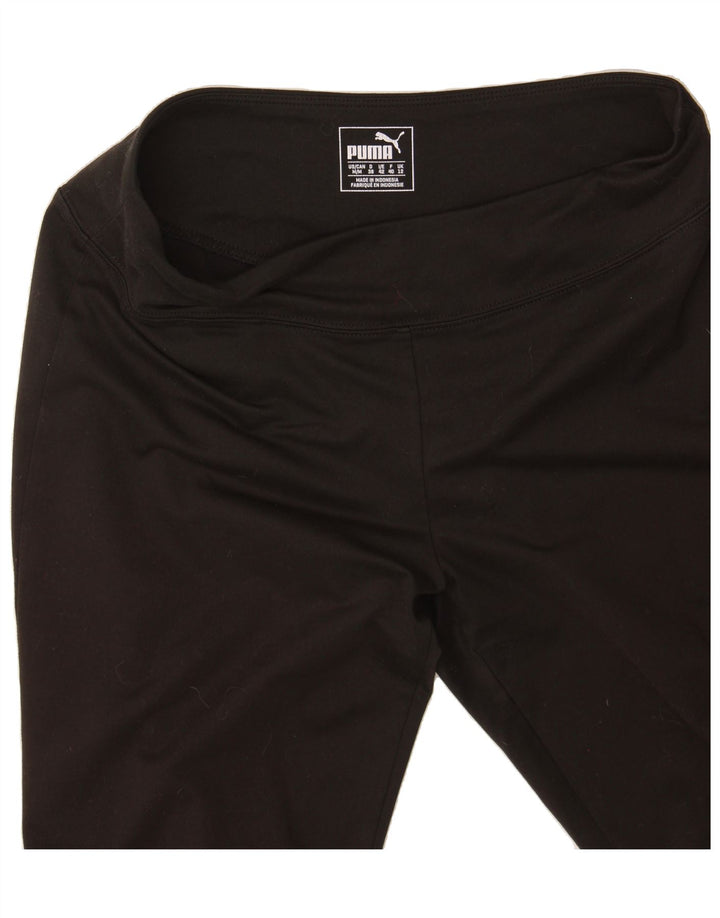 PUMA Womens Tracksuit Trousers UK 12 Medium  Black Vintage Puma and Second-Hand Puma from Messina Hembry 