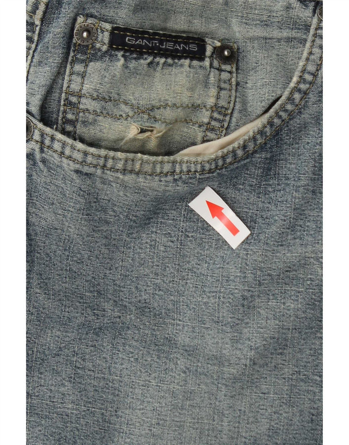 Мужские прямые джинсы Gant W34 L31, синий хлопок