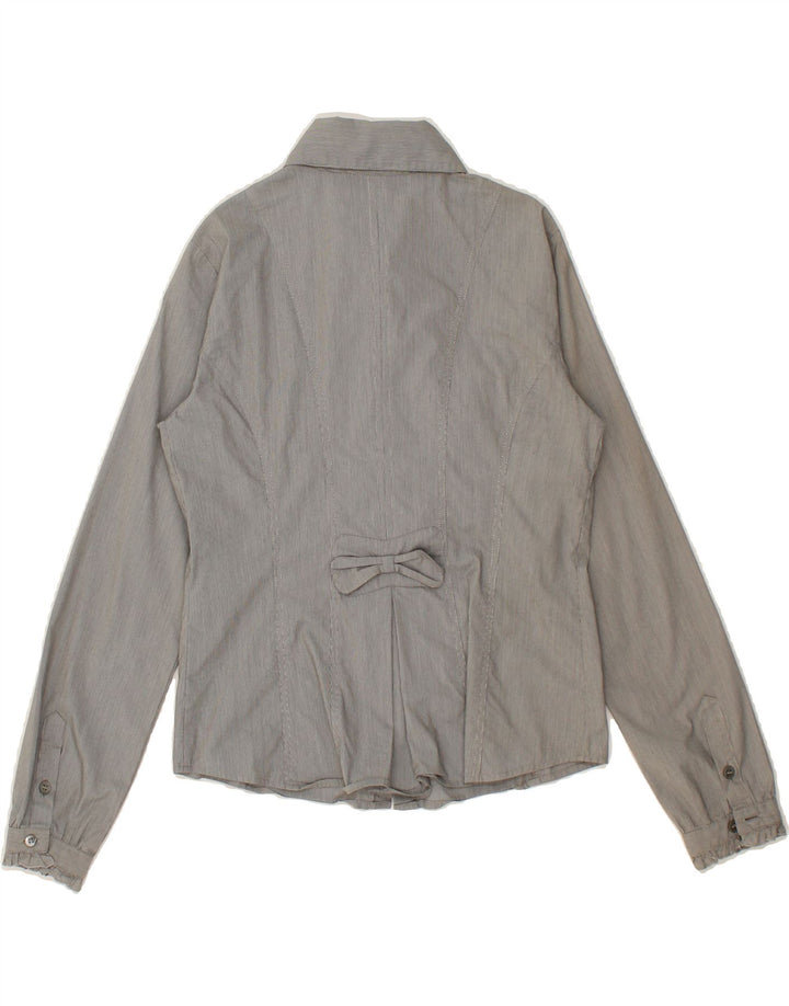 RICHMOND Girls Shirt 11-12 Years Grey Cotton Vintage Richmond and Second-Hand Richmond from Messina Hembry 