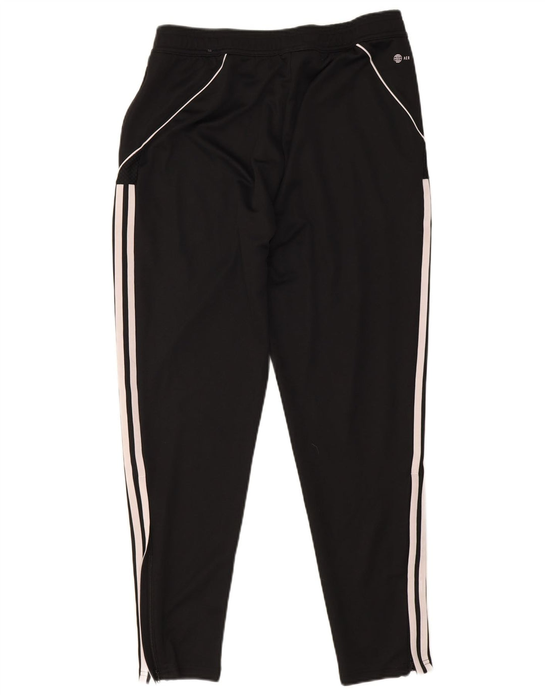 Мужские спортивные брюки Adidas Slim Fit, большие черные полиэстеровые брюки