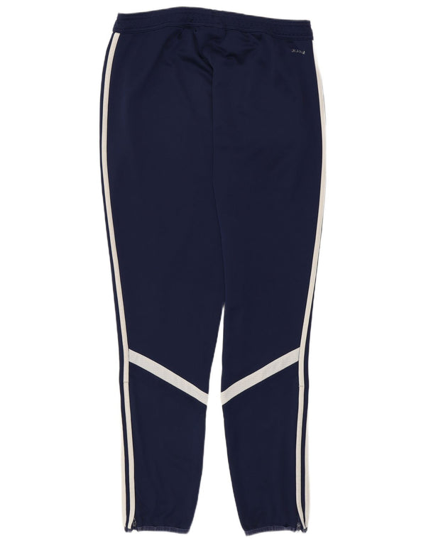 Мужские спортивные брюки Adidas Climacool, большие темно-синие, с цветными блоками