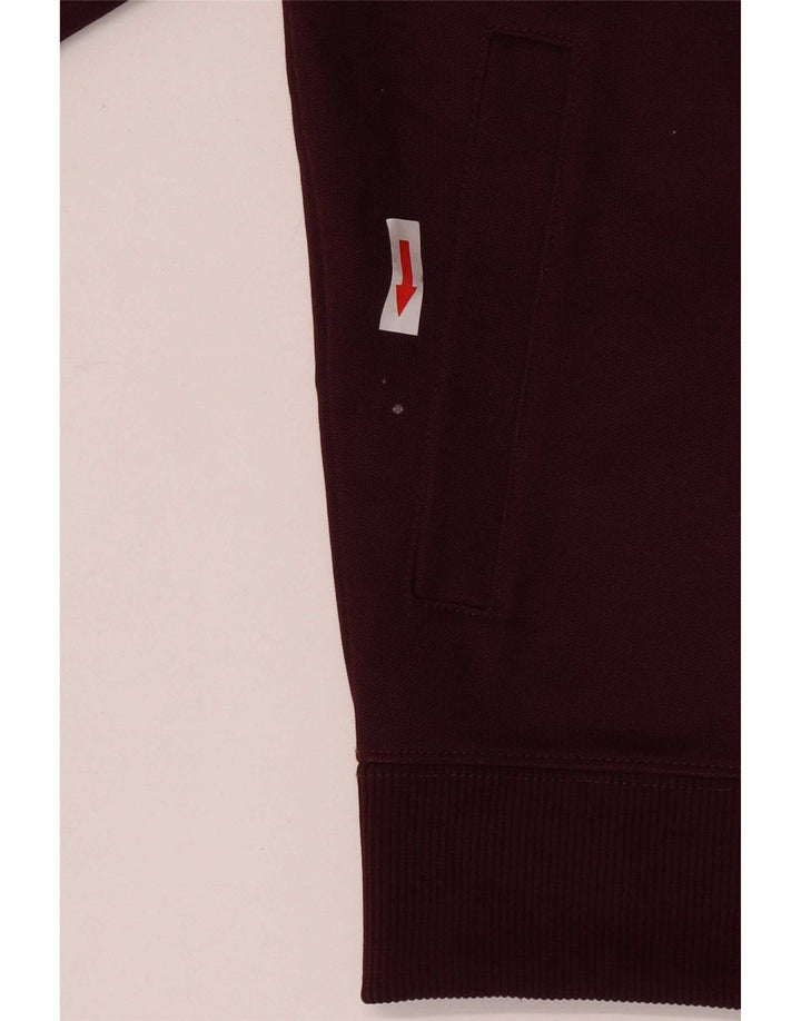 Спортивный костюм Fred Perry для мальчиков, верхняя куртка 9–10 лет, средний темно-бордовый цвет с блоками