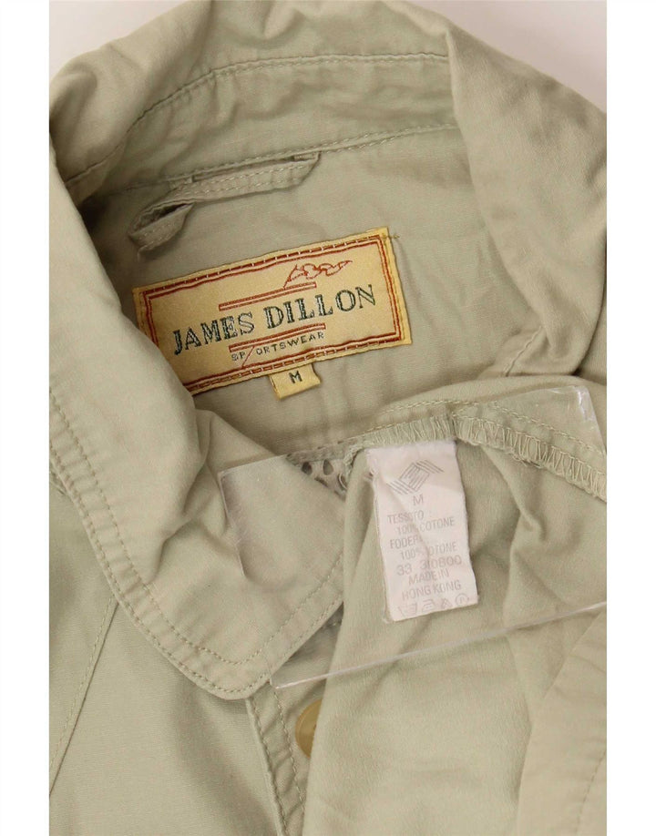 Мужская куртка James Dillon Utility UK 38, средний бежевый хлопок