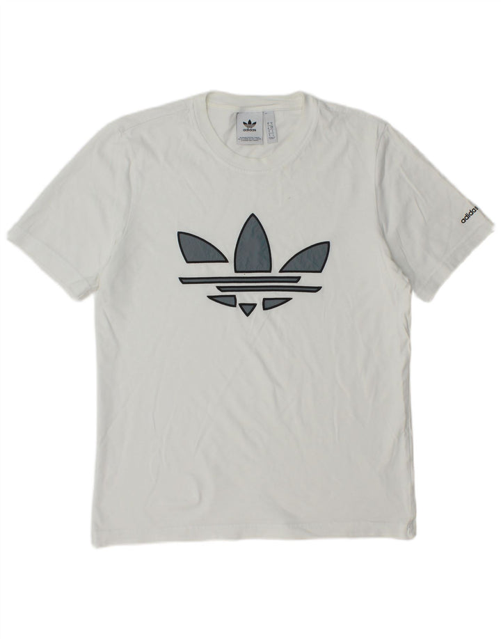 Мужская футболка с рисунком ADIDAS, маленький белый
