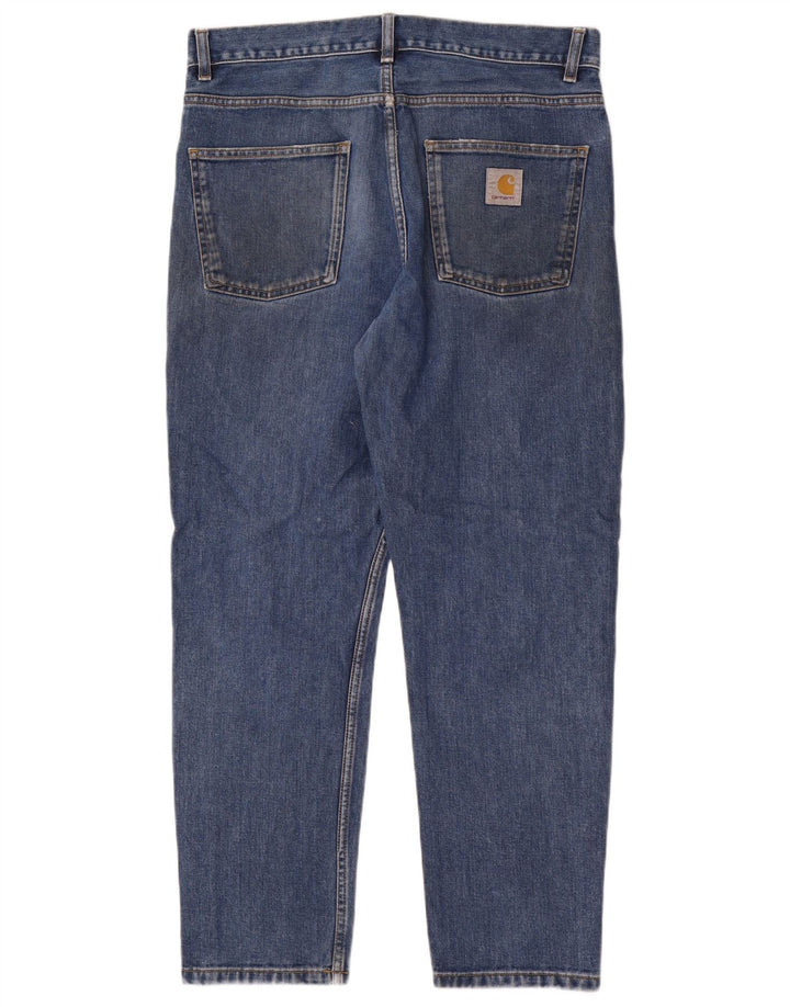 Мужские прямые джинсы Carhartt W32 L30 синие, хлопок