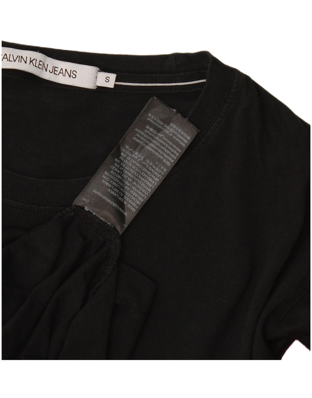 Мужские джинсы Calvin Klein, маленький черный хлопок, с рисунком
