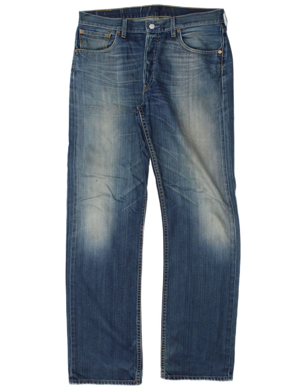 Мужские прямые джинсы Levi's 501 W34 L34 синие, хлопок