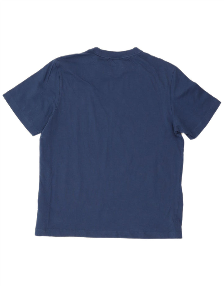 Мужская футболка Calvin Klein Jeans Top среднего размера, темно-синяя, хлопковая