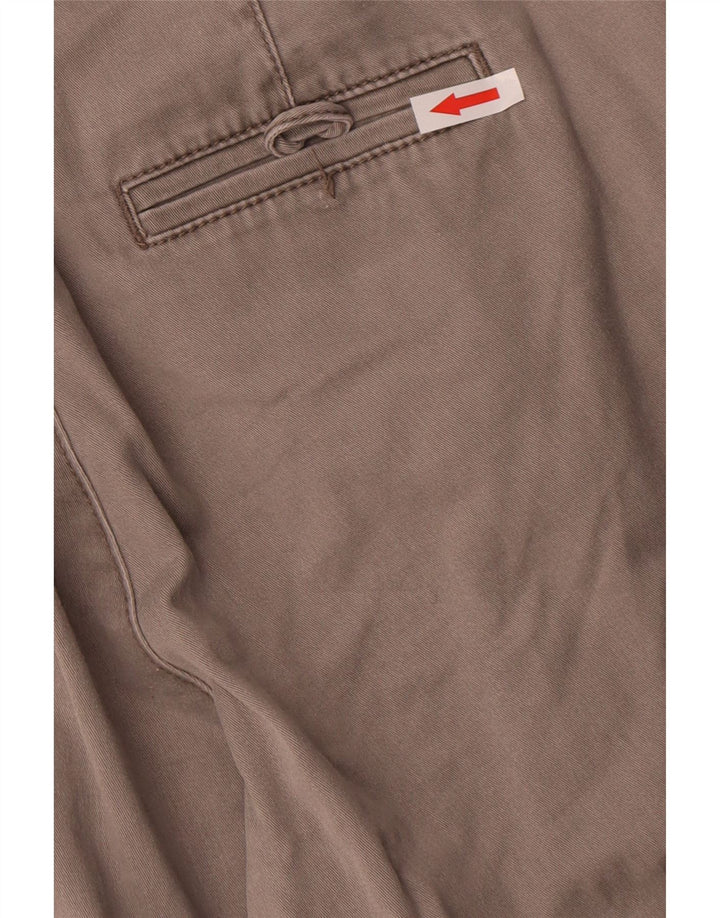 Женские прямые брюки чинос Benetton W30 L27 серые
