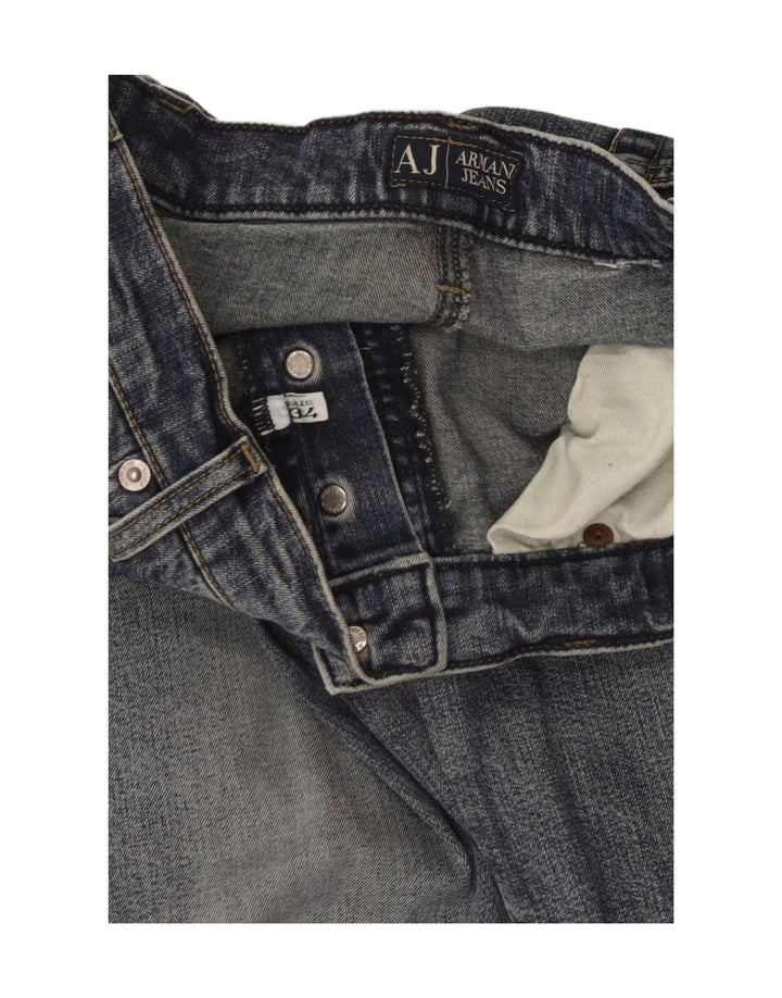Мужские прямые джинсы Armani W34 L30 синие