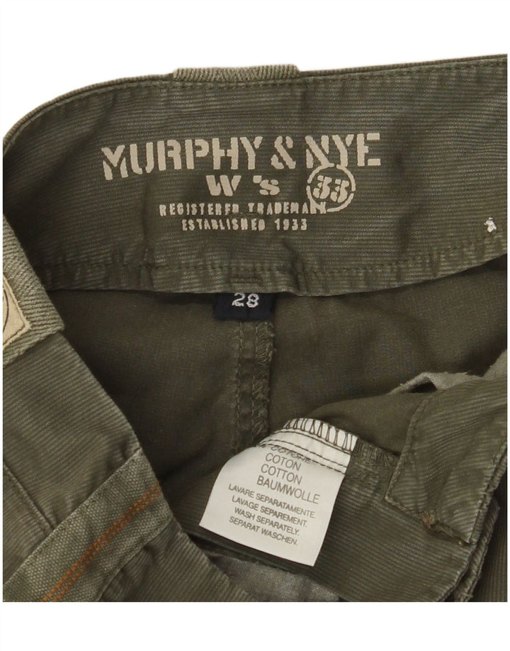 Женские прямые вельветовые брюки MURPHY & NYE W28 L23, хлопок цвета хаки