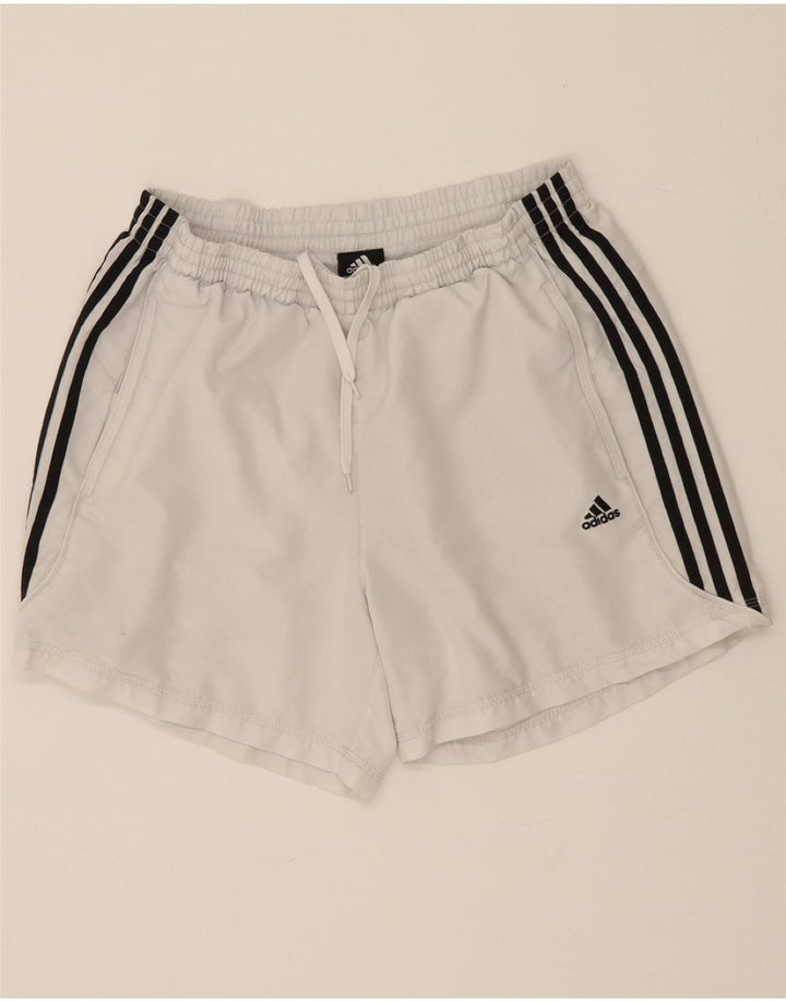 Мужские спортивные шорты ADIDAS, большие белые, полиэстер