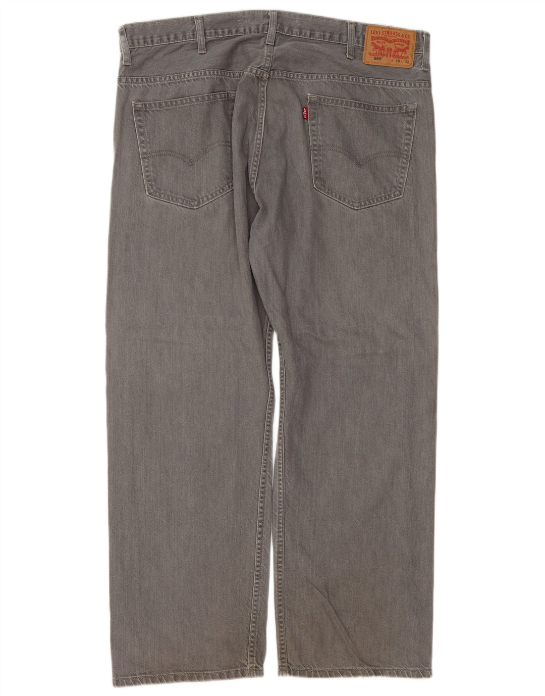 Мужские свободные джинсы Levi's 569 W38 L29 серые, хлопок