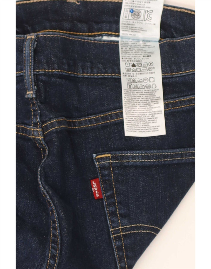 Мужские прямые джинсы Levi's W36 L30 темно-синие, хлопок