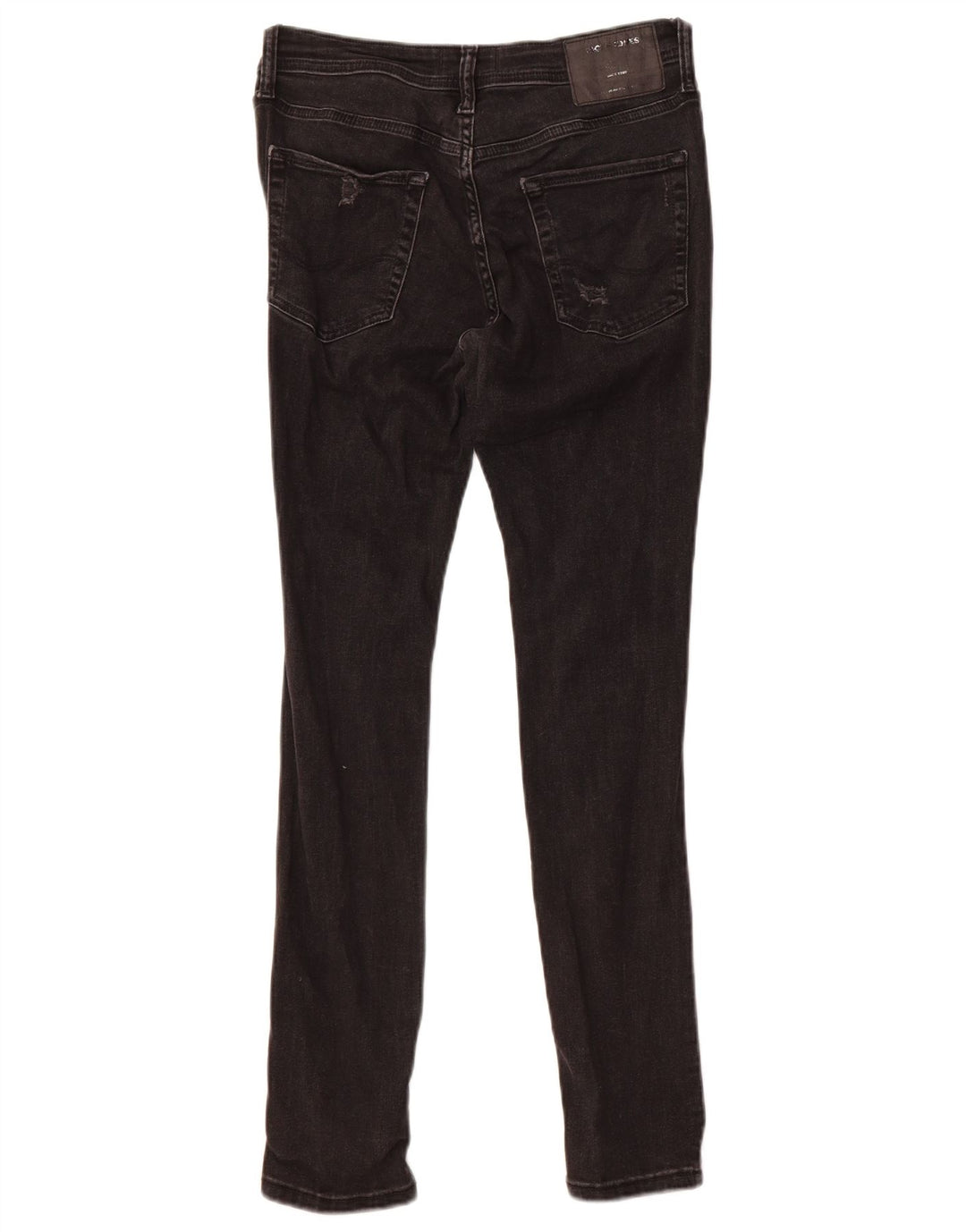 Мужские потертые джинсы скинни Jack & Jones Liam W30 L30, черный хлопок