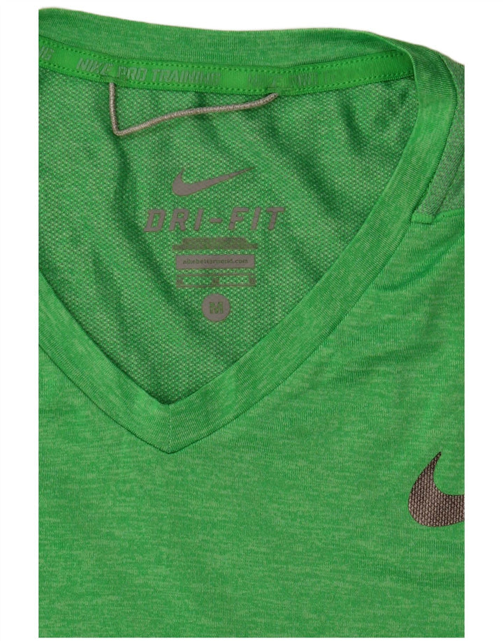Мужская футболка Nike Dri Fit, средний зеленый цвет