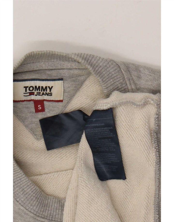 Мужской свитшот Tommy Hilfiger, маленький серый хлопковый джемпер